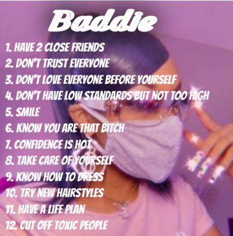 How To Become Baddie, How To Be Mean To People, How To Be Heartless Tips, Be A Baddie, How To Be Bad, How To Be A Savage, How To Be Badass, How To Be Boujee, Baddie Checklist