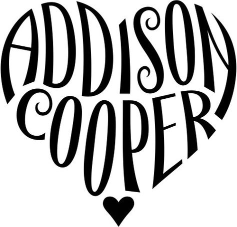 "Addison" & "Cooper" Heart Design | A custom design of the n… | Flickr A Tattoo Design, Finger Tattoo Designs, Sweet Tattoos, Finger Tattoo, Kids Names, Mom Tattoos, Finger Tattoos, Family Quotes, A Tattoo