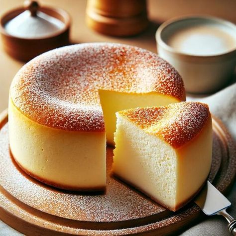 Jiggly Japanese Cheesecake: A Delightful Dessert That Bounces With Flavor Jiggly Japanese Cheesecake, Cheesecake Japanese, Desserts Photography, Honey Oatmeal Cookies, Cream Cheese Cupcakes, Peach Pie Recipes, Creamy Macaroni And Cheese, Japanese Cheesecake, Persian Cuisine