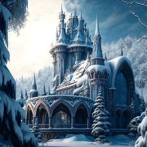 Winter Court, Fae Aesthetic, Instagram Decor, Ice Palace, Winter Palace, Ice Castles, A Court Of Wings And Ruin, Court Of Thorns And Roses, Sarah J Maas Books