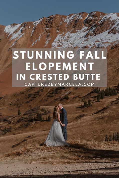 Stephanie and Trinity are perfect proof that your elopement day can look however you want it to. They blended rugged adventure with accessibility; they merged intentional ceremony with including family; they even mixed together an outdoorsy, adventurous elopement with a mountain-town reception. Adventurous Elopement, Fall Elopement, Vail Colorado, Crested Butte, Colorado Elopement, Boulder Colorado, Mountain Town, Denver Colorado, Outdoor Adventure