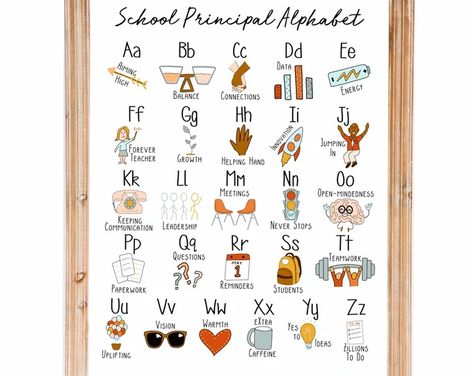 School - Etsy Principal Day Appreciation, School Principal Gifts Ideas, New Principal Gift Ideas, Principal Appreciation Month, Principal Christmas Gifts, Principal Gifts From Students, Principals Day Ideas Appreciation Gifts, School Office Decorating Ideas Principal, Elementary Principal Office Decor Ideas