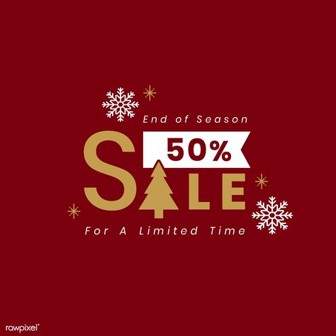 Christmas special sale 50% off vector | free image by rawpixel.com Christmas Sale Banner, Christmas Sale Poster, Cv Inspiration, Christmas Promo, Winter Poster, Business Poster, Christmas Promotion, Christmas Gift Tag, Christmas Labels