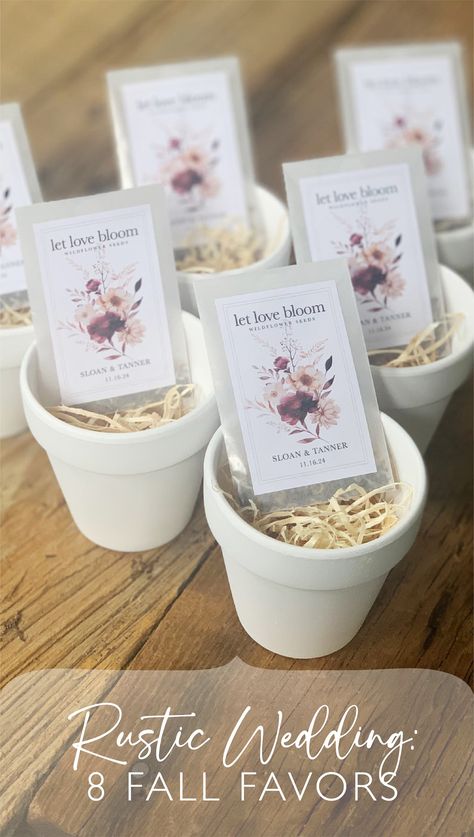 Seed Packet Rustic Fall Wedding Favor Elegant Favor Fall Bridal Shower Favor Gold Wedding Favor Silver Wedding Favor Let Love Grow Seed - Etsy Rustic Fall Wedding Favors, Wedding Seed Packet Favors, Outdoor Wedding Favors, Fall Wedding Favor, Barn Wedding Favors, Silver Wedding Favors, Country Wedding Favors, Rustic Bridal Shower Favors, Boho Wedding Favours