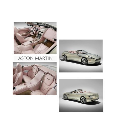 Pink Ashton Martin, Pink Aston Martin Db9, Aston Martin Db9 Pink, Aston Martin Pink Interior, Ashton Martin Pink Interior, Aston Martin Db9 Pink Interior, Pink Aston Martin, Aston Martin Aesthetic, Modern Oc