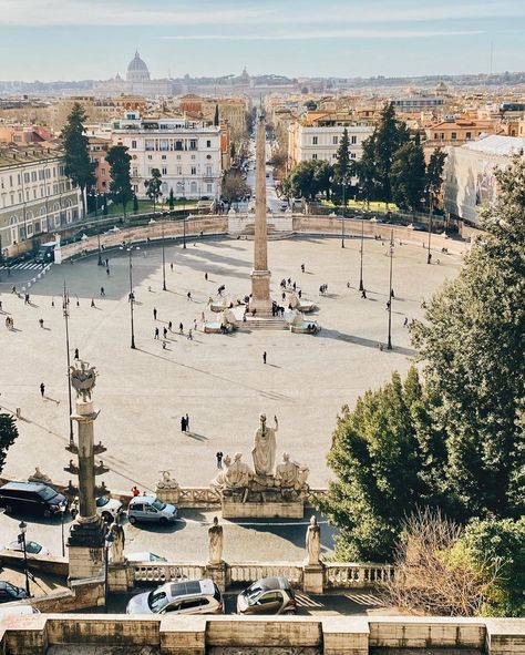 Karina 👣 on Instagram: “People-watching at Piazza del Popolo on a (somewhat) warm February afternoon ❤️ . . . . . #mapsandfootprints #travel #inspiration…” Piazza Del Popolo, Instagram People, People Watching, Paris Skyline, Travel Inspiration, Italy, Travel, On Instagram, Instagram