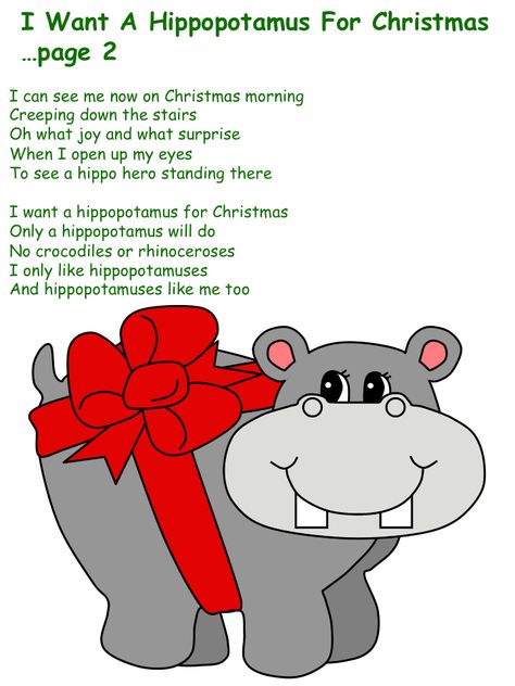 christmas music: Hippopotamus for Christmas Christmas Songs Lyrics, Christmas Craft Show, Christmas Lyrics, Hippopotamus For Christmas, Christmas Sheet Music, Christmas Props, Christmas Card Art, Preschool Songs, Sea Glass Crafts