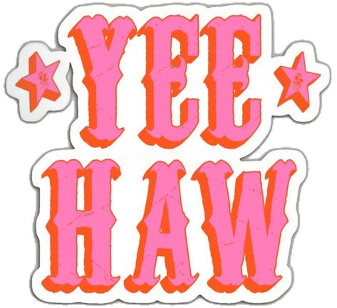 Yee Haw Painting, Diy Beer Pong, Diy Beer Pong Table, Only Aesthetic, Printed Magnets, Traditional Tattoo Art, Yee Haw, Barbie Birthday, Aesthetic Stickers