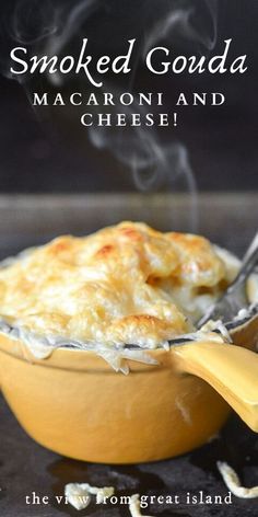 Gouda Mac And Cheese, Smoked Gouda Cheese, Recipe Pasta, Smoked Gouda, Comfort Food Recipes, Mac Cheese, Macaroni Cheese, Favorite Comfort Food, Goulash