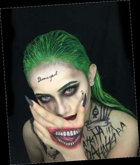 scary halloween costumes #halloween #costumes 50+ Sexy but Scary Halloween Makeup Ideas 2019 The Joker Halloween Makeup, Joker Halloween Makeup, Pretty Halloween Makeup, Makeup For Girls, Best Halloween Makeup, Joker Halloween, Halloween Makeup Ideas, Pretty Halloween, The Joker