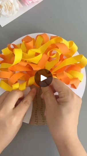 Twisted Paper Tree, Tissue Paper Tree, Tissue Paper Trees, Fall Tree Craft, Tree With Branches, Paper Video, October Ideas, 3d Tree, 3d Paper Art