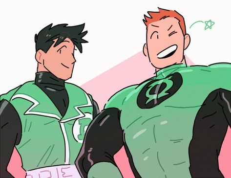 Kyle Rayner X Guy Gardner, Guy Gardner Fanart, Kyle Rayner Green Lantern, Guy Gardner, Young Justice League, Lanterns Light, Dc Oc, Kyle Rayner, Superman X Batman