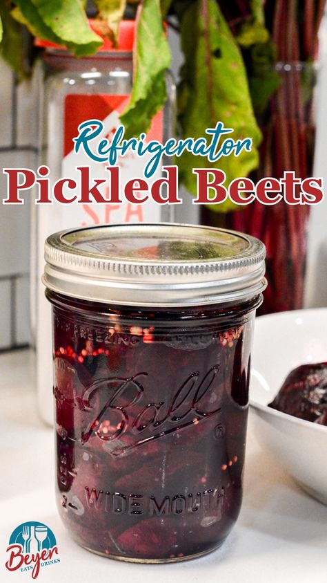 Discover an easy and delicious pickled beets recipe featuring whole mustard seeds and peppercorns. Perfect for salads, sandwiches, and snacking. Includes variations and storage tips. Easy Pickled Beets, Mustard Pickle Recipe, Refrigerator Pickled Beets, Pickled Beets Recipe, Easy Pickle, Beets Recipe, Newfoundland Recipes, Fried Cod, Pickling Salt