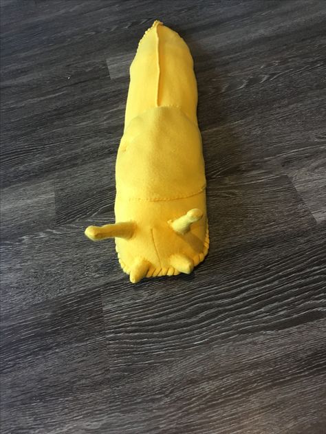 Banana slug rice bag Slug Stuffed Animal, Slug Sewing Pattern, Banana Slug, Sea Slugs, Rice Bag, Rice Bags, Sea Slug, Face Reveal, Slug