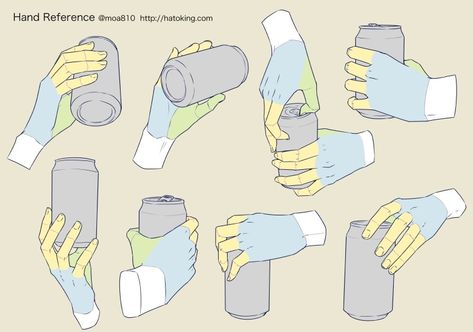 Holding a soda can drawing tutorials Hand Refs, Hand Drawing Reference, Hand Reference, Body Reference Drawing, 캐릭터 드로잉, Anatomy Drawing, Poses References, Hand Sketch, Figure Drawing Reference