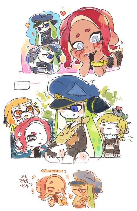 Agent 8, Pearl And Marina, Splatoon Memes, Nintendo Splatoon, Nintendo Fan Art, Splatoon Comics, Art Prompts, Body Drawing, Flash Art