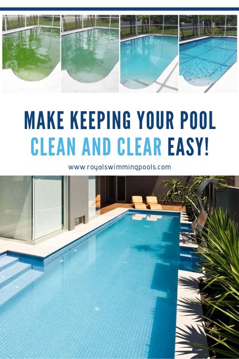 Swimming pool maintenance has never been easier! Inground, above ground, salt water, chlorine- it doesn't matter, this is YOUR solution. Spend less time cleaning your pool and more time enjoying it! Pool Goals, Pool Cleaning Tips, Swimming Pool Maintenance, Swimming Pool Tiles, Clean And Clear, Pool Tiles, Pool Chlorine, Vinyl Liners, Swimming Pool Water