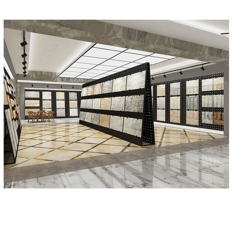 Tile Shop Design, Tile Store Showroom, Tiles Display Showroom Ideas, Tiles Showroom Display Ideas, Ceramics Showroom, Interior Shop Display, Design Center Showroom, Store Display Design, Sample Display