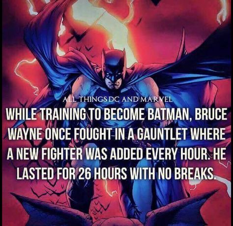 Gauntlet Batman Facts, Dc Facts, Dc Comics Facts, Batman Bruce Wayne, Batman Quotes, Superhero Facts, Marvel Facts, The Bat Man, I Am Batman