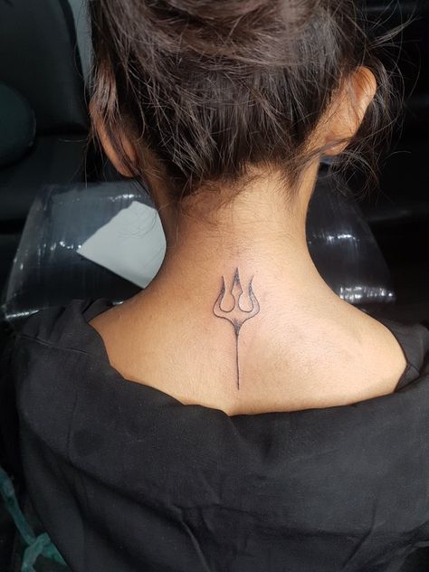 Tattoo for women's back... Shiva Tatoos Design, Shiva Tatoos, Simple Trishul Tattoo Designs, Tatoos Design, Shiva Tattoo, Woman Back, Lotus Flower Tattoo, Shiva, Tattoos For Women