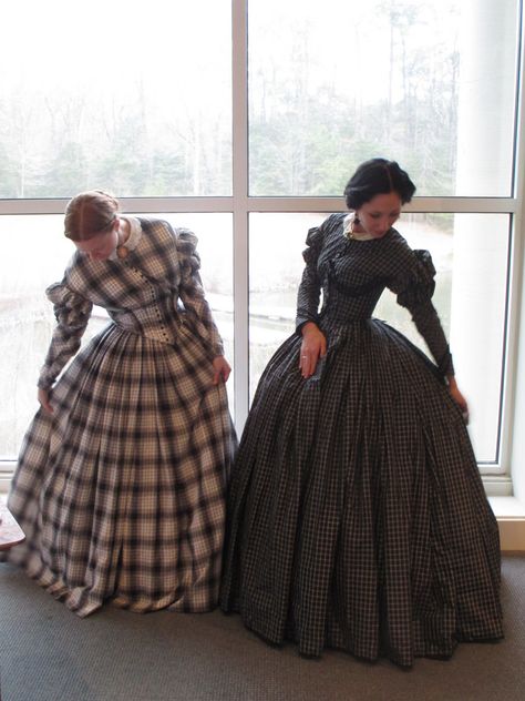 Little Women Costumes, Period Dresses, 1860s Dresses, 1850s Fashion, 18th Century Fashion, 19th Century Fashion, Century Clothing, Victorian Clothing, Historical Costume