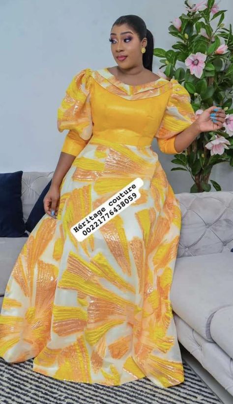 Damask Gown Styles For Women, Brocade Styles, Boubou Styles For Women, Afrocentric Fashion, African Attire Dresses, Dress Patterns Diy, Long African Dresses, African Print Dress Ankara, Short African Dresses