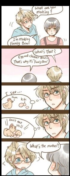 When Japan cooks family bowl Hetalia Japan, Aph America, Hetalia America, Hetalia Funny, Hetalia Anime, Hetalia Ships, Hetalia Fanart, America And Canada, Axis Powers