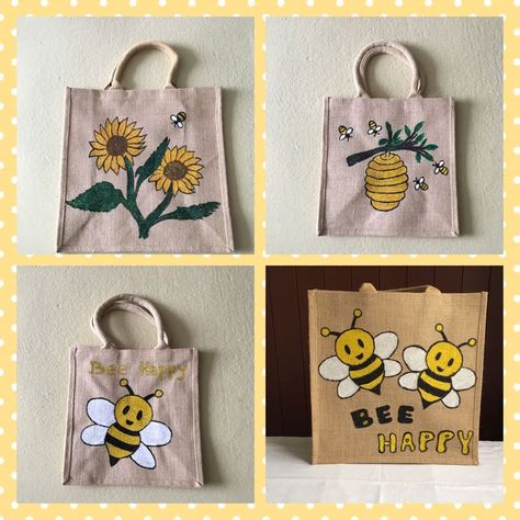 25 + Amazing Hand Painted Jute Bags Designs | Jute Bags For Ladies | Hand Bags Ideas paint your bag,how to paint beautiful designs on jute bag,jute bag in hindi,bag tutorial in hindi,acrylic paint on jute,how to paint jute bags,hand painting,jute bag printing in hindi,paint your bag step by step,hand painted bag,hand painted bags,jute bags making at home in hindi,hand painting on bags,hand painted jute bag,handpainted jute bag,hand painting designs,hand painted jute bags,handpainted lunch bag,ha Jute Bags Design Handmade Painting, Hand Painted Bags, Hand Bags Ideas, Jute Bags Design, Personalised Jute Bags, Fabric Paint Shirt, Hessian Bags, Bags For Ladies, Canvas Bag Design