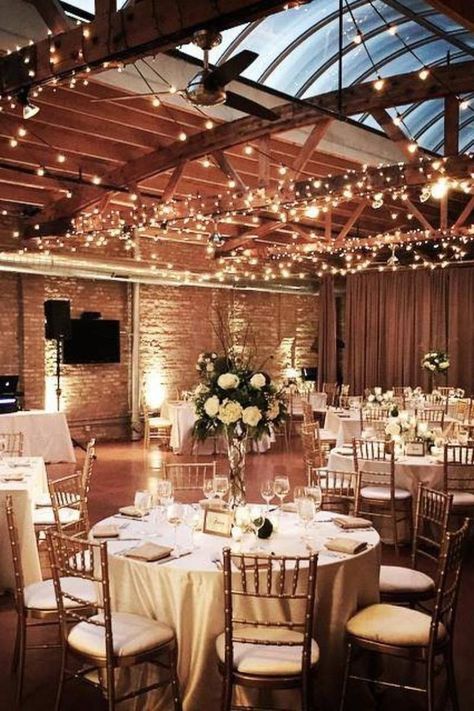 Loft Wedding Reception, Industrial Loft Wedding, Blush Weddings, Jordan Wedding, Wedding Reception Lighting, Rustic Wedding Decorations, Victoria Wedding, Elegant Wedding Reception, Loft Wedding