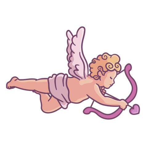 Cupid Animation, Cupid Doodle, Cupid Painting, Cupid Drawing Easy, Cupid Cartoon, Cupid Illustration, Cupid Art, Cupid Drawing, Friday Im In Love