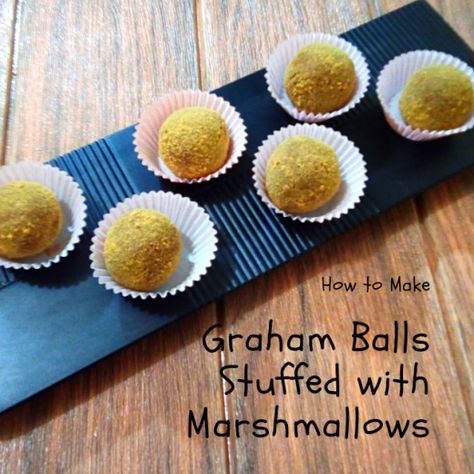 graham balls Graham Balls Recipe, Pastillas Recipe, How To Make Graham, Graham Balls, Mango Graham, Recipe Step By Step, Popular Desserts, Sour Candy, Balls Recipe