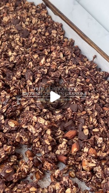 Rolled Oats Brownies, Oats Brownies, Snacks For One, Breakfast Casserole Dishes, Protein Granola, Chocolate Granola, Breakfast Casseroles, Pure Vanilla, Cup Of Cocoa