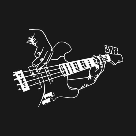 Electric Jazz Bass Classic - Electric Jazz Bass Classic - T-Shirt | TeePublic Bass Guitar Art, Kaos Oblong, Pablo Escobar, Guitar Art, Bass Guitars, Big Band, Bass Guitar, Nirvana, Rock N Roll