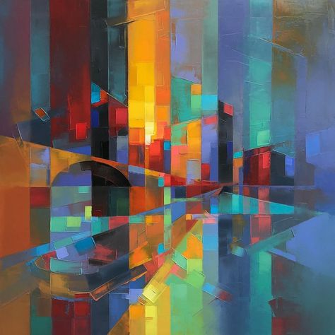 — Jason Anderson on Instagram Jason Anderson, Geometric Artists, Ethereal Art, Canvas Art Painting, Abstract Artists, Modern Art Abstract, Art Quilts, Architecture Art, Beautiful Paintings