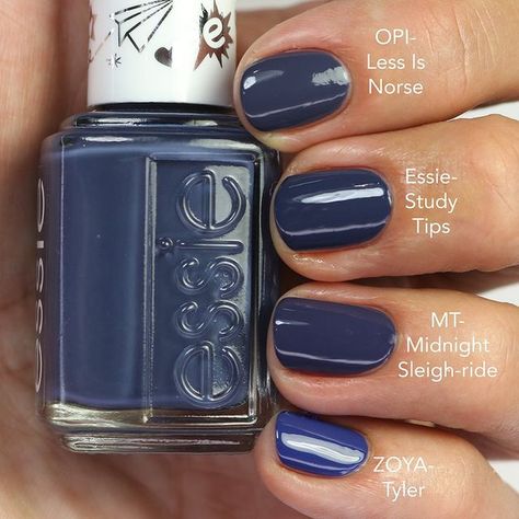 Red Opi Nails, Fall Nails Opi, Navy Blue Nail Polish, Navy Nail Polish, Dark Blue Nail Polish, Opi Nail Polish Colors, Dark Blue Nails, Navy Nails, Navy Blue Nails