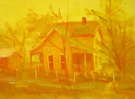 Painting with the neighbors - John Pototschnik Fine Art Monochromatic Drawing, Famous Landscape Paintings, Monochromatic Illustration, Monochromatic Artwork, Analogous Color, Tints And Shades, Monochromatic Painting, Analogous Color Scheme, Monochrome Makeup