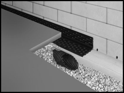 Form a Drain Foundation Drainage System Basement Drainage, Basement Subfloor, Foundation Drainage, Healthy Room, Basement Repair, Sump Pump Installation, Basement Systems, Leaking Basement, Wet Basement