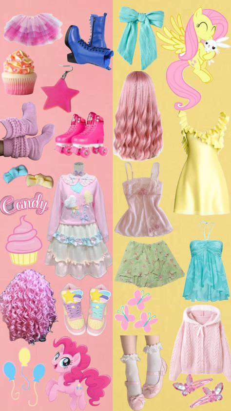 #fluttershy #pinkypie #mlp My Little Pony Costume, Desi Jokes, Duo Halloween Costumes, Character Inspired Outfits, Season Of The Witch, Fluttershy, Couples Costumes, Girly Outfits, My Little Pony