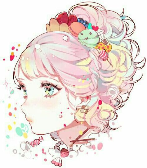 "When the first snow hits the ground- Your wish will come true" A lit… #romance #Romance #amreading #books #wattpad Pixel Art Kawaii, Illustration Art Nouveau, Girl With Pink Hair, Drawing Eyes, Art Kawaii, Animal Illustrations, Landscape Designs, Art Manga, Candy Girl