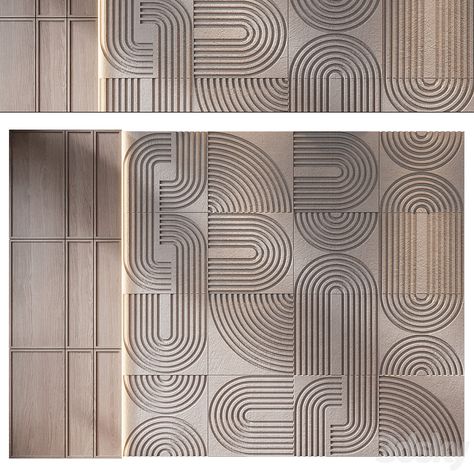 wall panels | set 229 - Other decorative objects - 3D model Exterior Wall Tiles Texture, Wall Cladding Texture, Textured Wall Paint Designs, Walls Panels, Wall Tile Texture, Cladding Texture, Green Wall Design, Jaali Design, Feature Wall Design