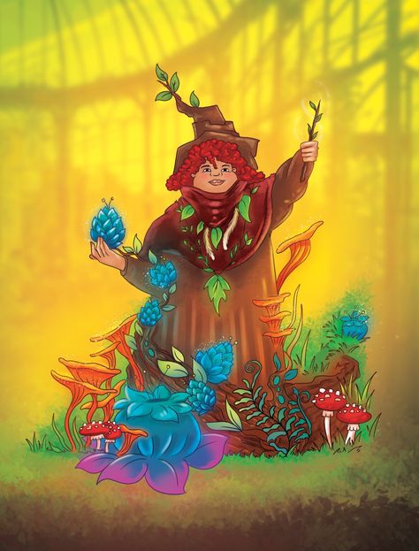 Magician character created for boardgame Wizard Character Design, Wizard Character, Illustration Character, Illustration Character Design, Design Digital, The Magicians, Wizard, Digital Painting, Board Games