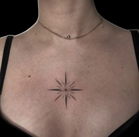 Star Tattoo, E Tattoo, Line Art Tattoos, Dope Tattoos, Star Tattoos, Tattoo Tattoo, Chest Tattoo, Piercing Tattoo, Creative Tattoos