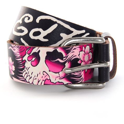 Women's Beautiful Ghost Rapture Leather Belt ($25) ❤ liked on Polyvore featuring accessories, belts, ed hardy, leather belt and ed hardy belts Jj Style, Punk Style Outfits, Pointed Toe Boots, Vintage Hippie, Ed Hardy, Kawaii Fashion, Punk Fashion, Colorful Fashion, Belts For Women