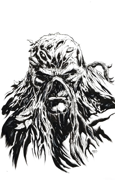 Swamp Thing by Jason Fabok Jason Fabok Art, Swamp Thing Dc Comics, Jason Fabok, Lucca Comics, Justice League Dark, Swamp Thing, Marvel Characters Art, Lining Up, Arte Dc Comics