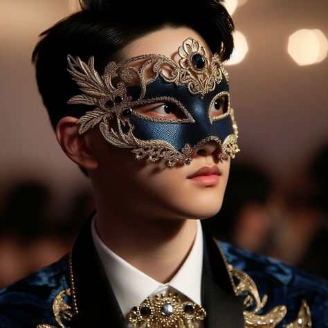 Masquerade Men, Silver Masquerade Mask, Masquerade Ball Masks, Masquerade Outfit, Mens Masquerade Mask, Male Portrait Poses, Masquerade Theme, Exo Album, Exo Art