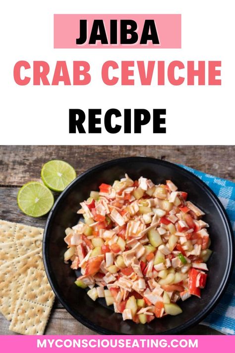 Crab salad ready to eat in bowl Jaiba Recipe, Crab Ceviche Recipe, Crab Ceviche, Crab Salad Recipe, Cilantro Rice, Ceviche Recipe, Small Cucumber, Herb Salad, Crab Salad