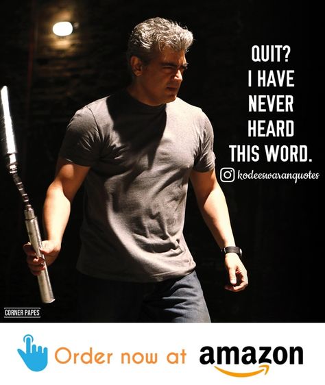 Buy Ajith Motivational Wall Poster on Amazon Dangerous Quotes, Thala Ajith, Ajith Kumar, Write Your Own Story, He Has Risen, Quotes With Images, Recent Movies, Like A Lion, Motivational Wall