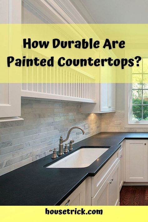 Painted White Kitchen Countertops, Peel And Stick Countertop Kitchens Diy, How To Paint Tile Countertops, Vinyl Counter Top Makeover Laminate, Refinish Laminate Counter Tops Diy, How To Paint Countertops Kitchen, Painting Countertops Laminate, Camping Renovations, Refinishing Countertops Diy