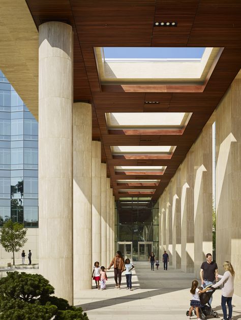 Judicial Council of California, Superior Court of California, County of Santa Clara, Family Justice Center Courthouse Courthouse Architecture, Courthouse Interior, Court Architecture, Church Design Architecture, Membrane Structure, People Design, Courtyard Design, Building A Container Home, Museum Architecture