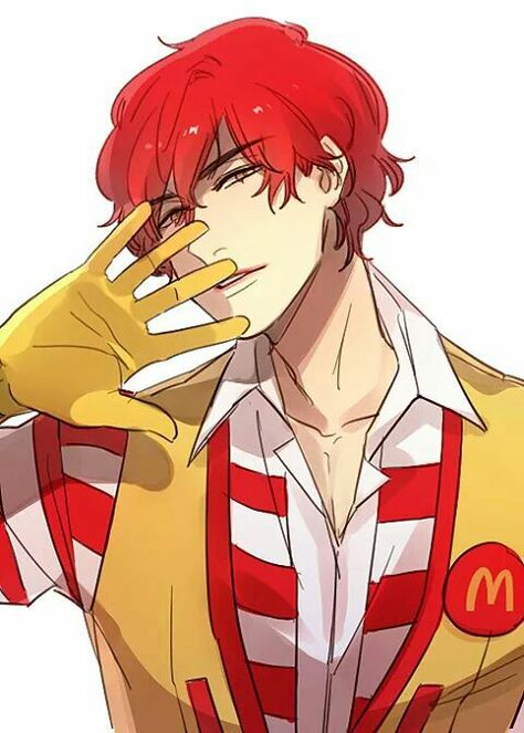 Ronald Mcdonald Fanart, Blue Jello, Mixed Feelings, Underworld, I Fall In Love, I Fall, I Decided, Ronald Mcdonald, To Draw